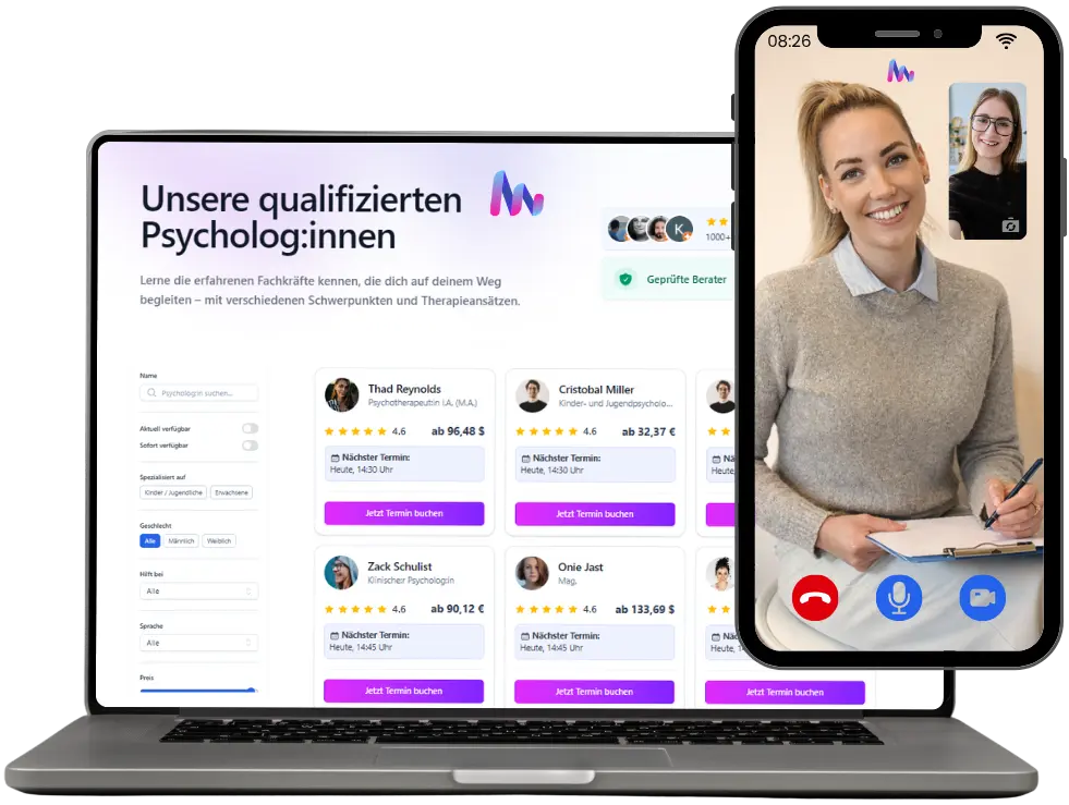 PSYNOW App – Online-Beratung per Video