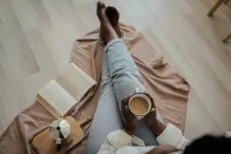 Füße hochlegen und entspannen